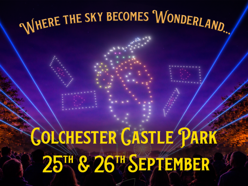 A Curious Adventure – The Alice in Wonderland Drone Spectacular – Castle Park